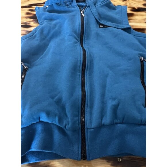 Vintage Golden Gate National Parks Vest Mens Blue Size Large San Francisco Y2K - Picture 11 of 13